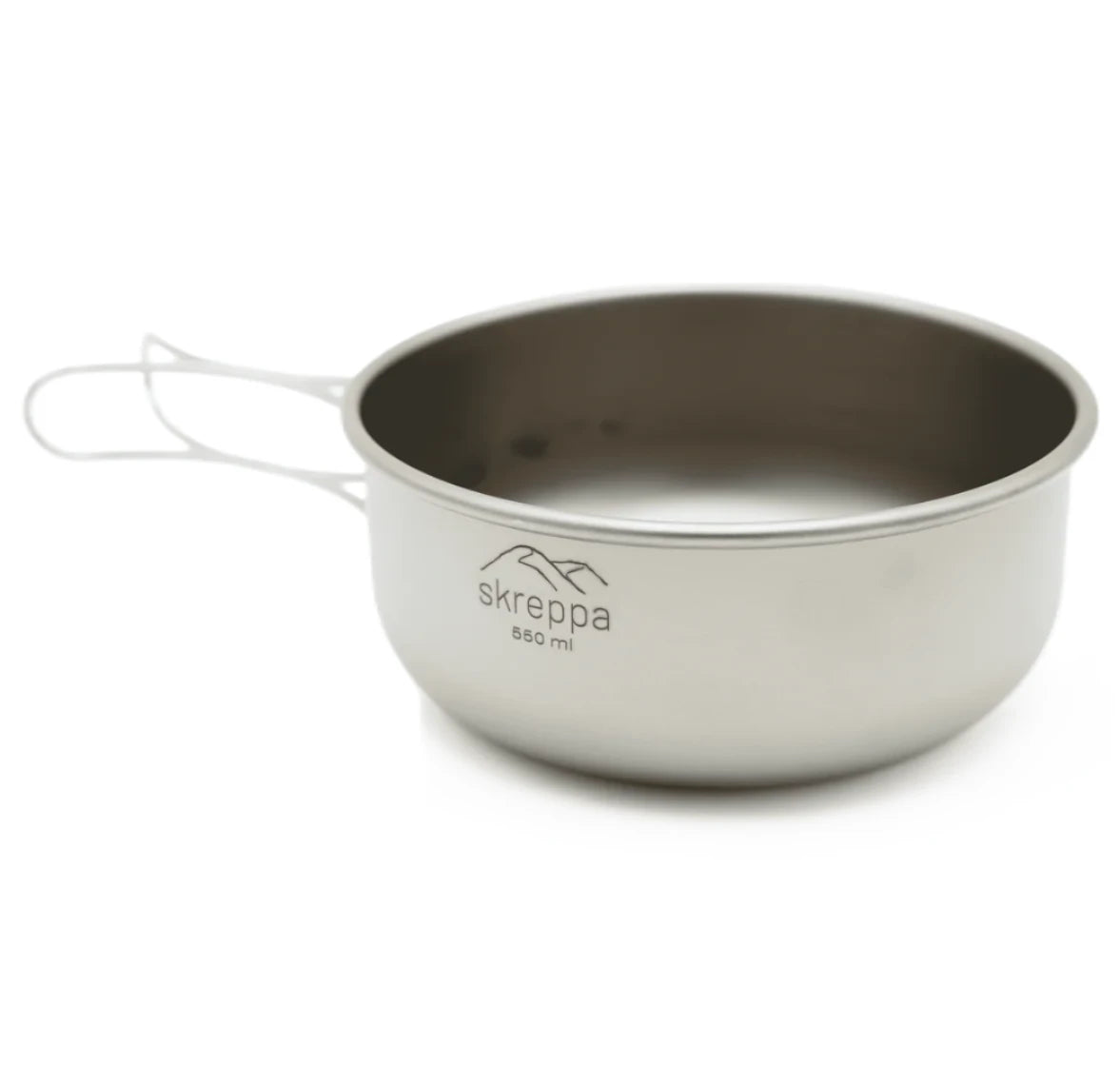 Ultralight Skreppa 3 Piece Titanium Camping Cook Set—durable, compact cookware for backpacking and outdoor adventure.
