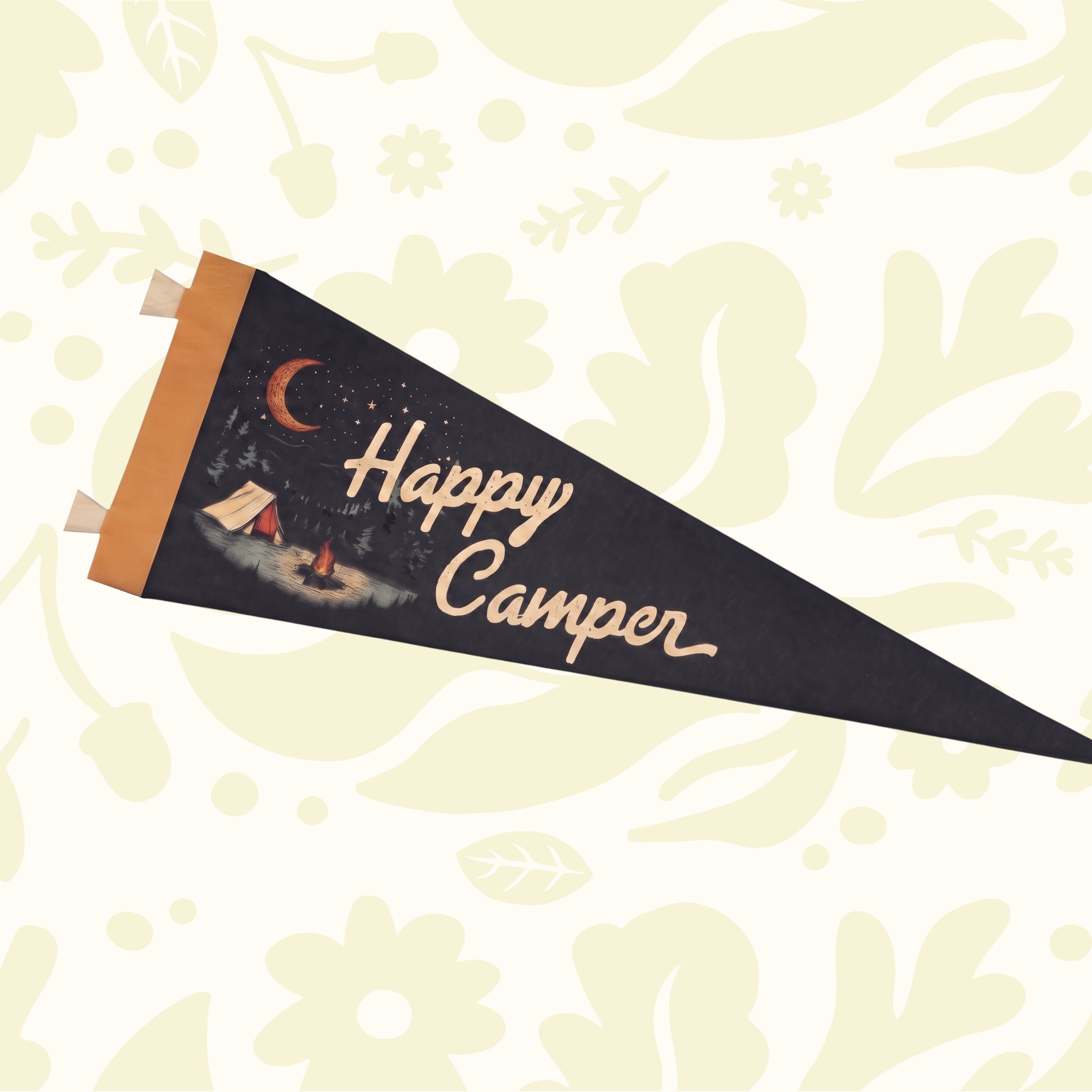 Benoit’s Supply Co Happy Camper Felt Pennant