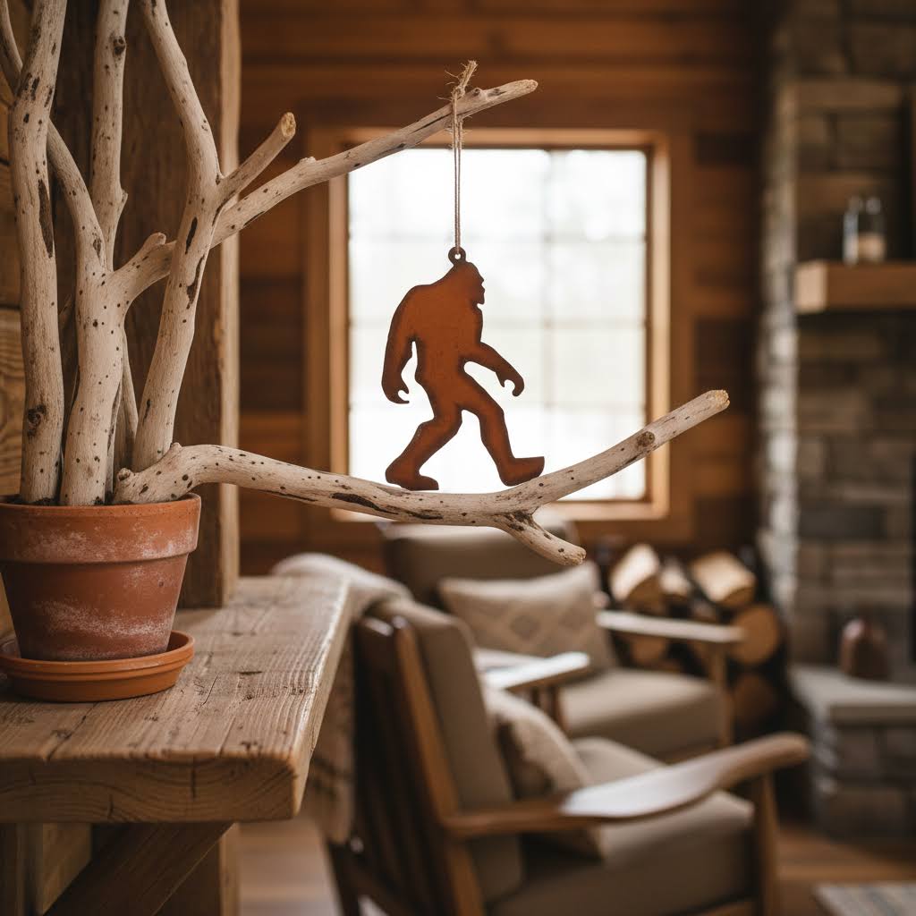 Universal Ironworks Iconic Pose Bigfoot Walking Hanging Decoration