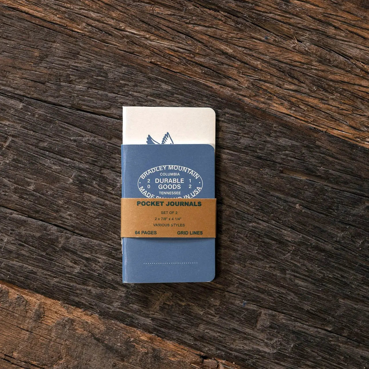 Bradley Mountain Pocket Journals 2 Pack - Blue