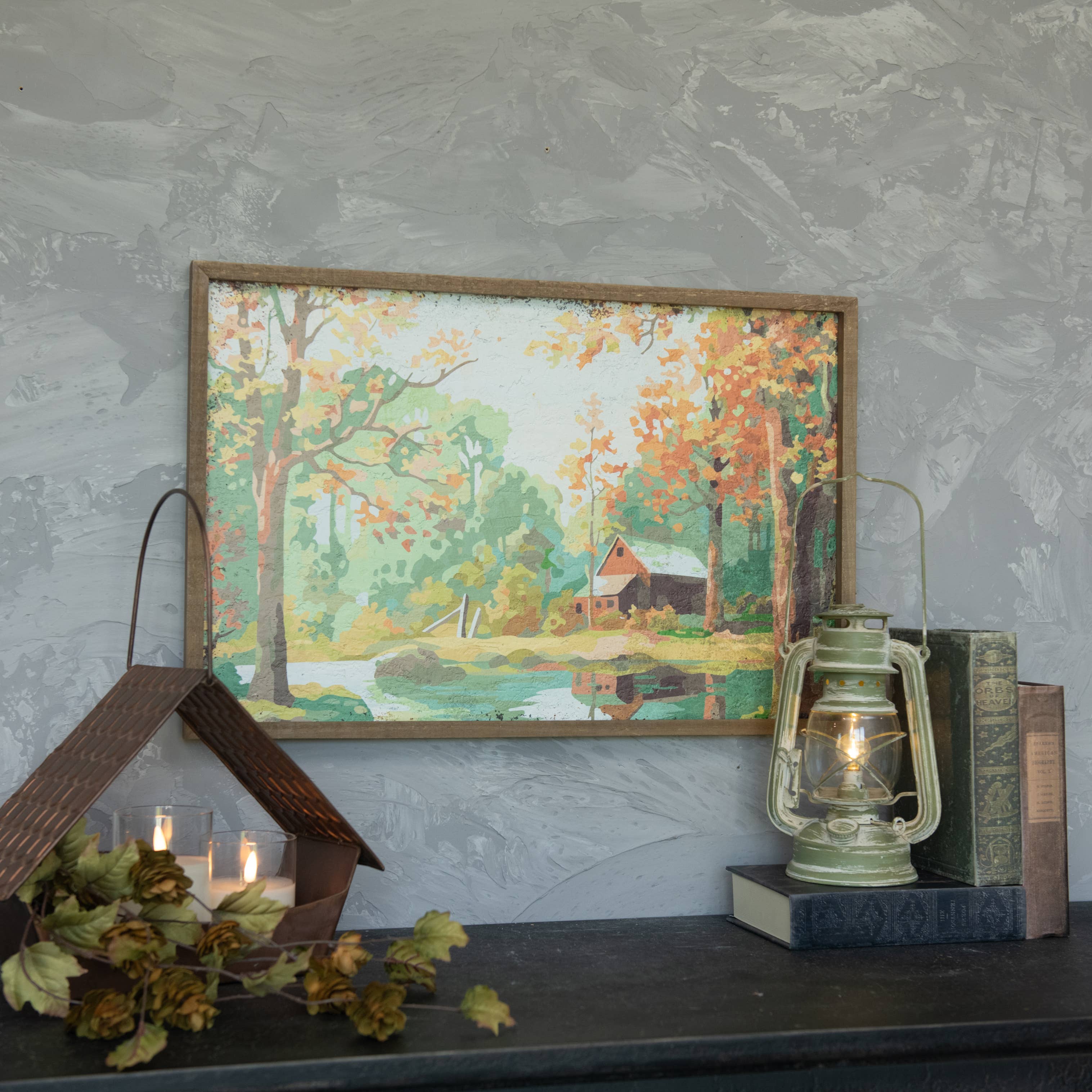 Ragon House Vintage Style Paint By Numbers Cabin In The Woods Print (September 15th - Wishlist Now)