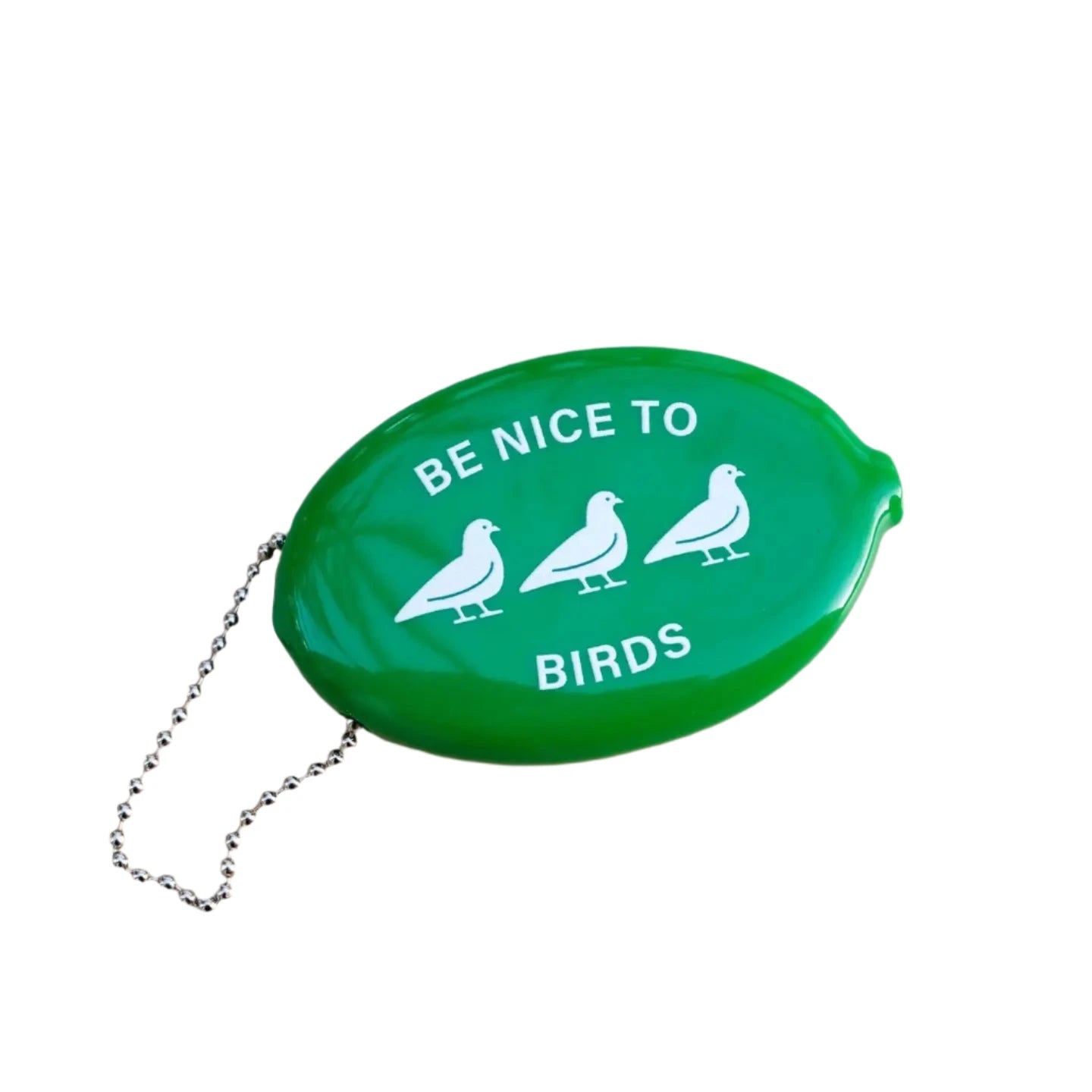 Camp Mustelid Rubber Bird Seed Wallet - Be Nice To Birds