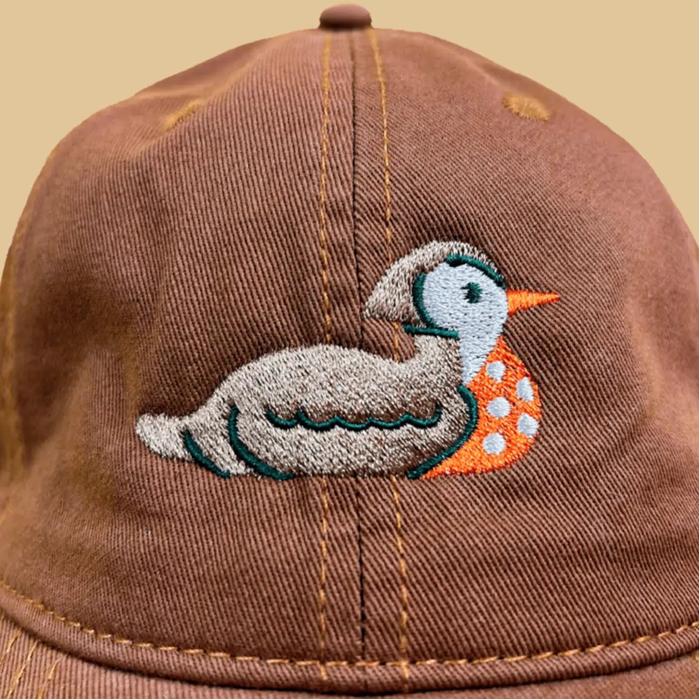 Camp Mustelid Ducky Duck Embroidered Cap