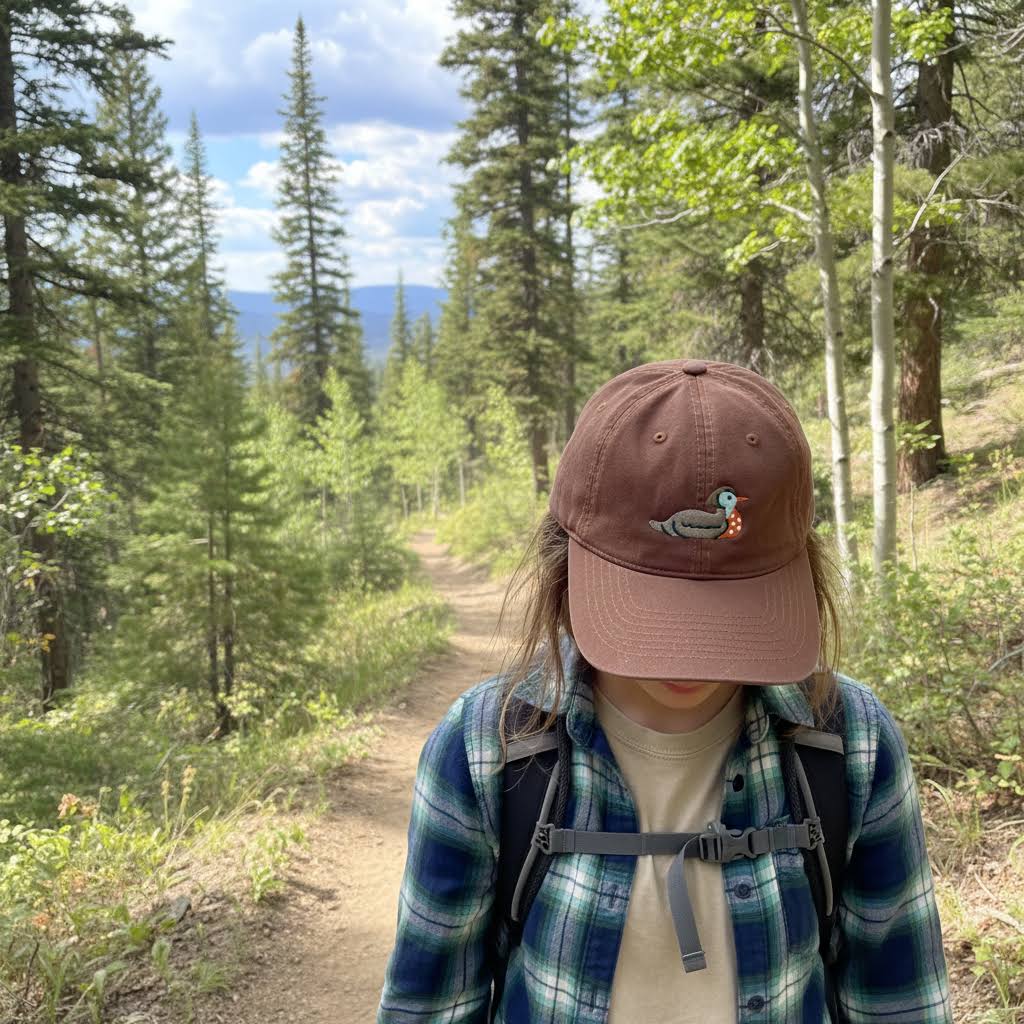 Camp Mustelid Ducky Duck Embroidered Cap