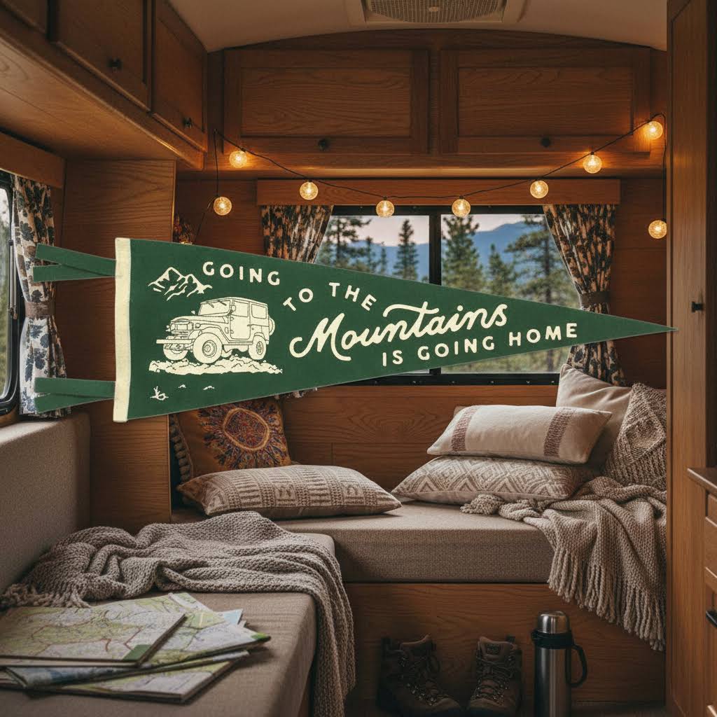 Oxford Pennant Going To The Mountains