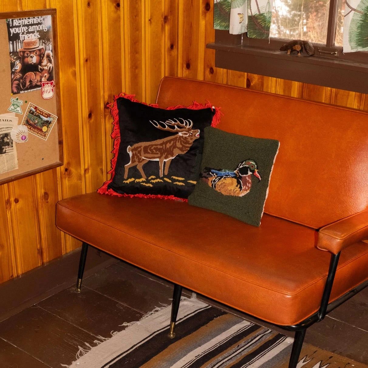 Camp Wandawega Elk Pillow 18X18