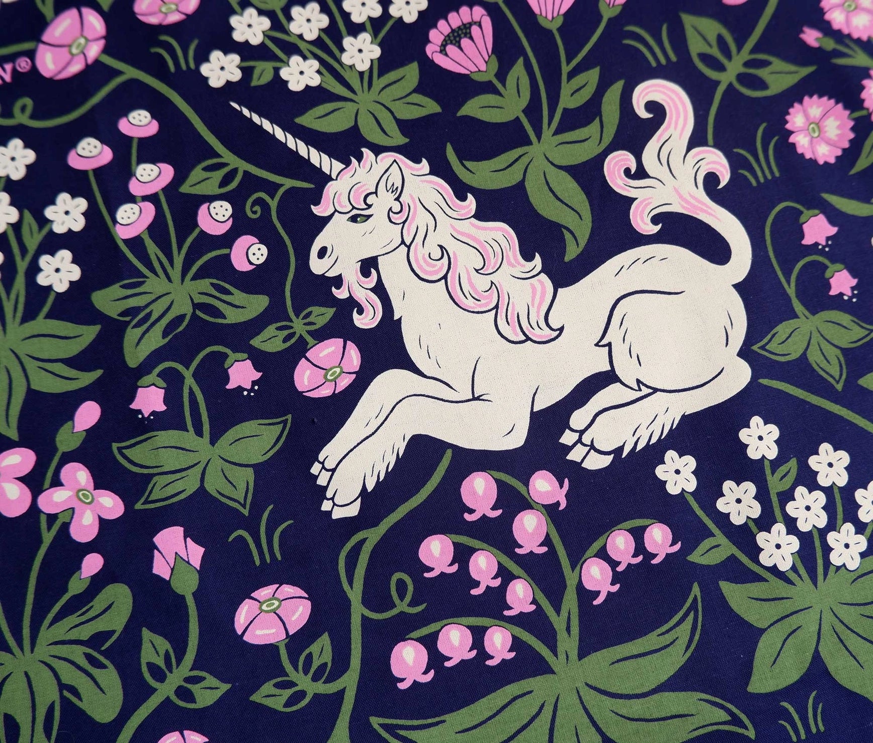 Cat Coven Unicorn Garden Cotton Bandana
