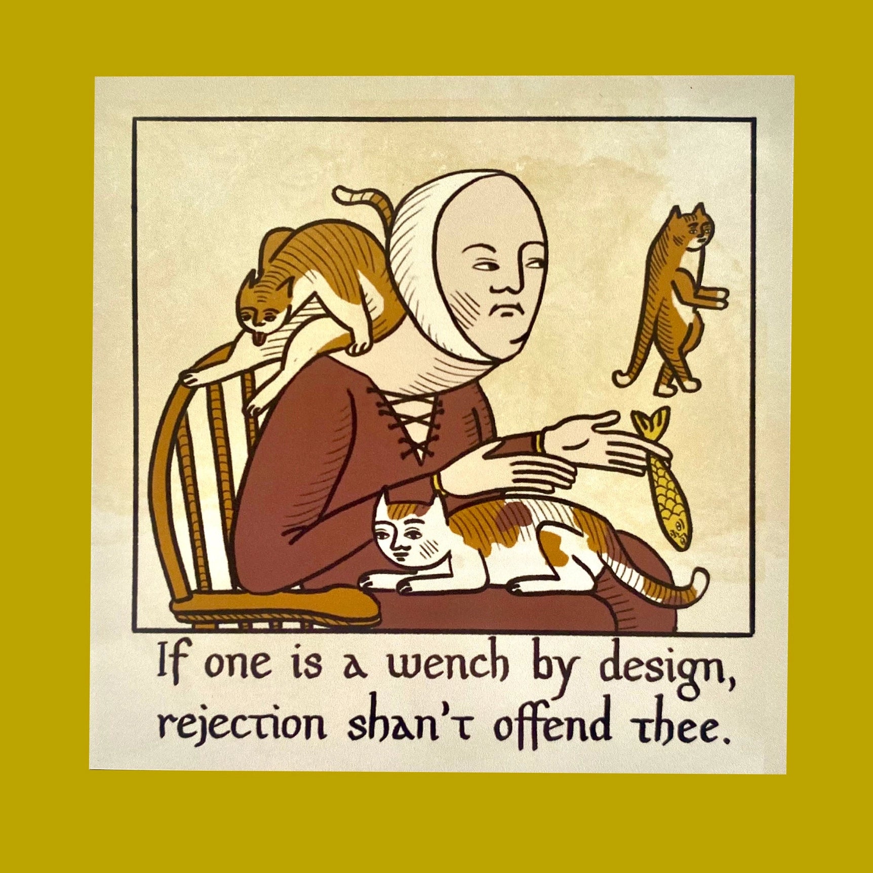 Clarice Tudor The Fart Medieval Sticker Pack