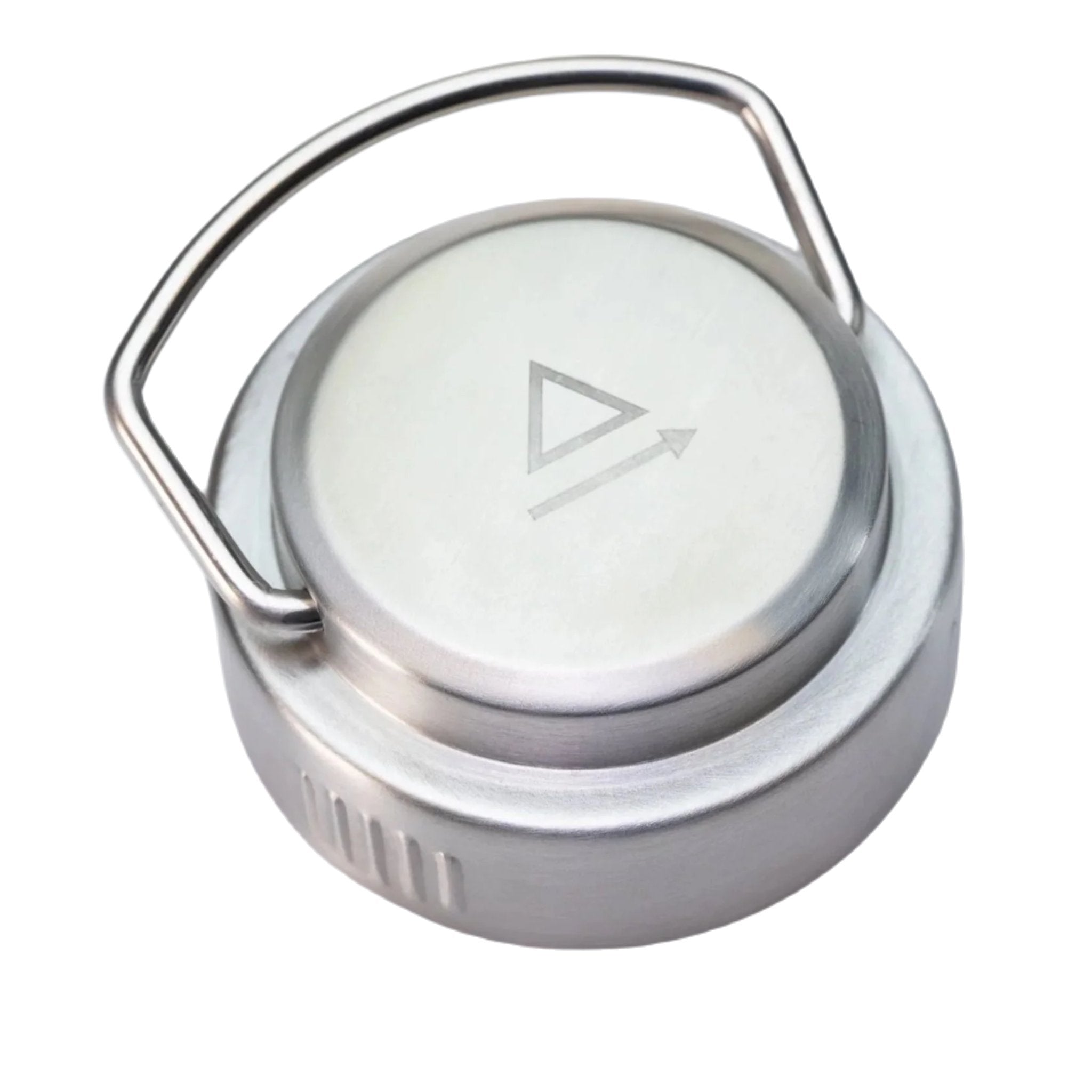 The Cognitive Surplus Vacuum Insulated 500ML Flask Sealed Insects is a cream-colored, BPA-free flask adorned with vibrant insect illustrations and equipped with a silver metal cap that has a handle for easy carrying.