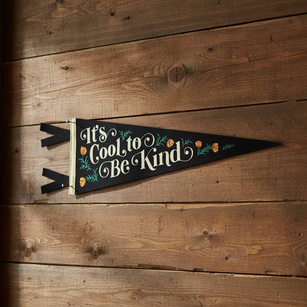 Oxford Pennant It’s Cool To Be Kind Pennant