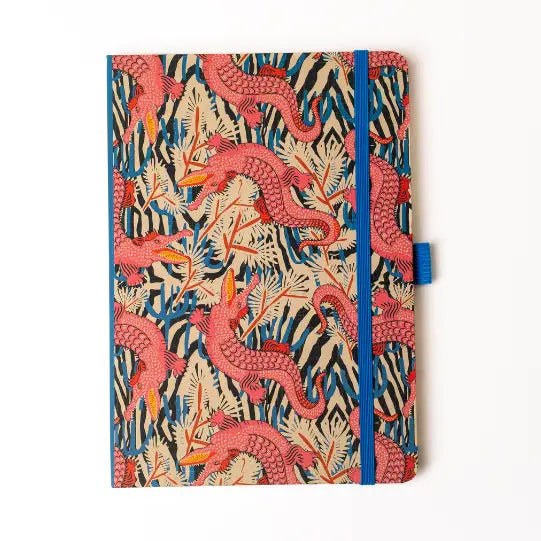 Denik Animal Print Soft Touch Hardbound Layflat Notebook Journal