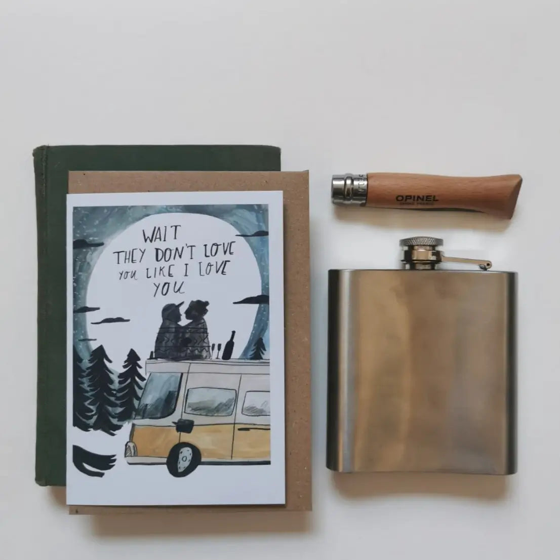 Dick Vincent Illustrations Greeting Card - Campervan Couple - Everyday Romance