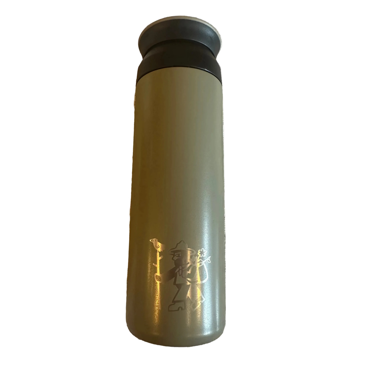 Forager Provisions Mossy Stone 500ml stainless steel travel mug flask—premium insulated cup for hot drinks on the go.