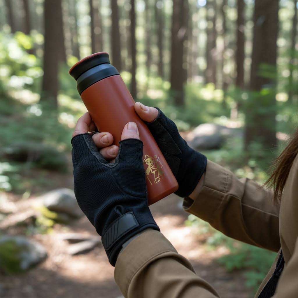 Forager Provisions Premium Stainless Steel Travel Mug Flask – Currant Berry (500ml)