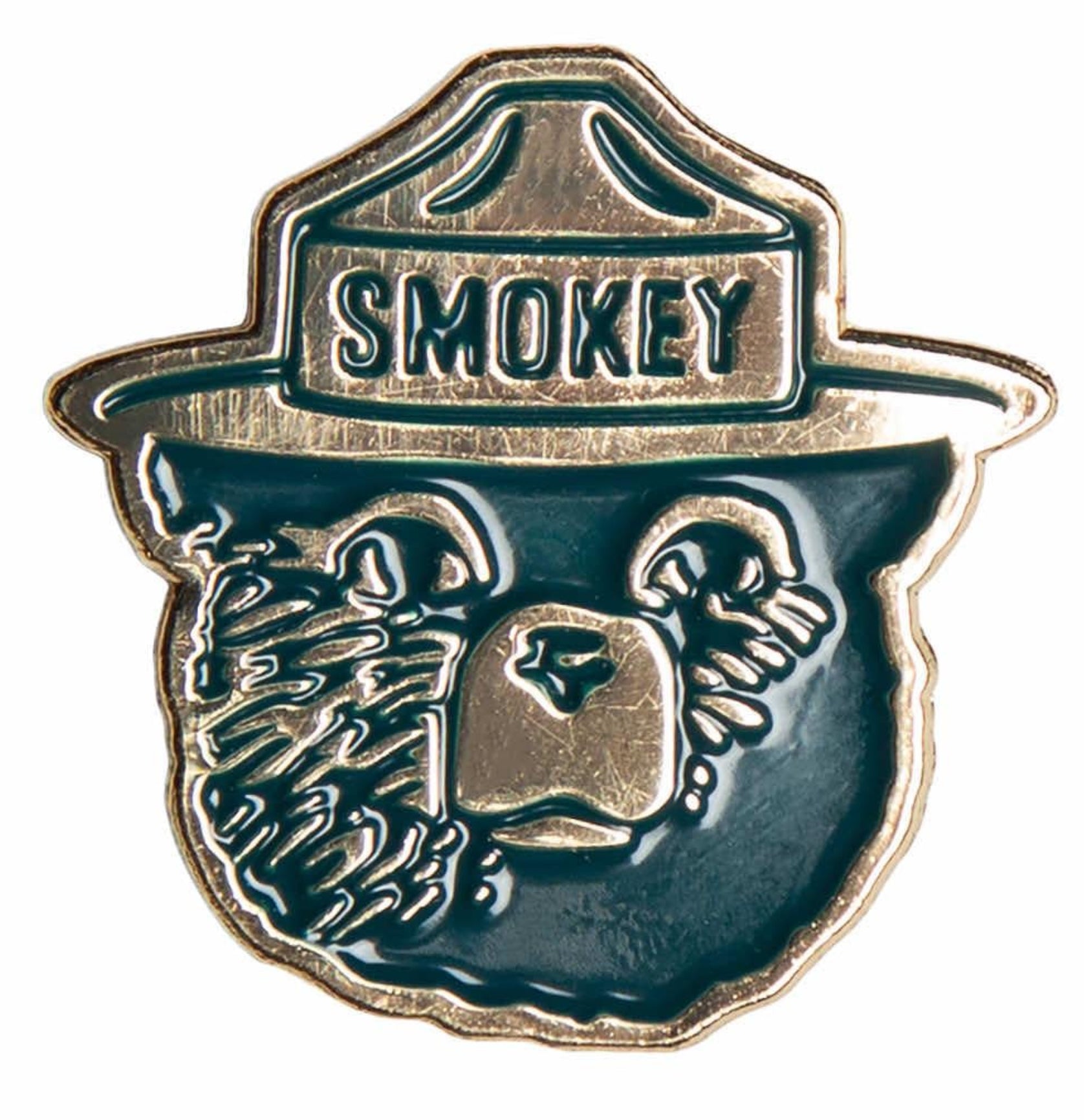 The Landmark Project Smokey Bear Enamel Pin - Smokey Logo
