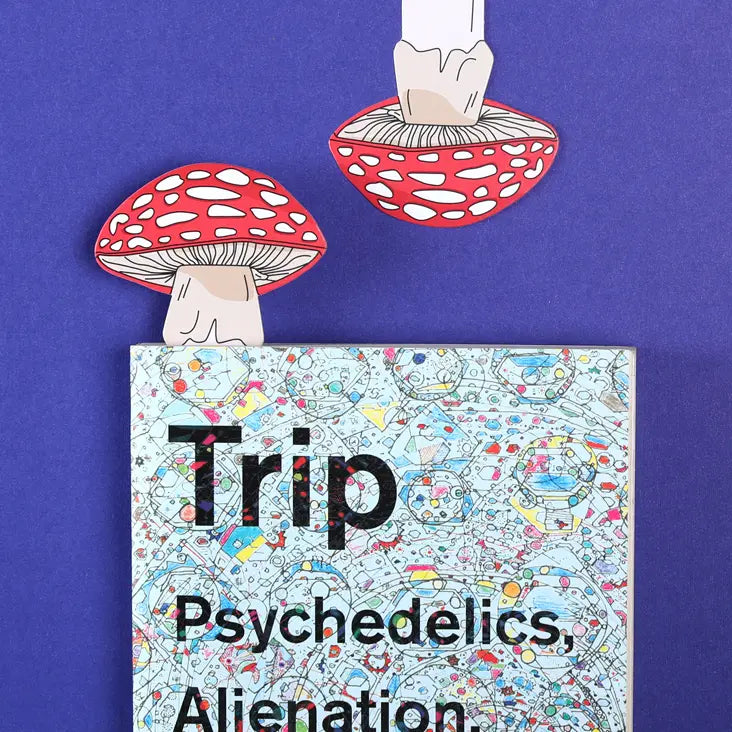 Humdrum Paper Die Cut Paper Bookmark - Mushroom
