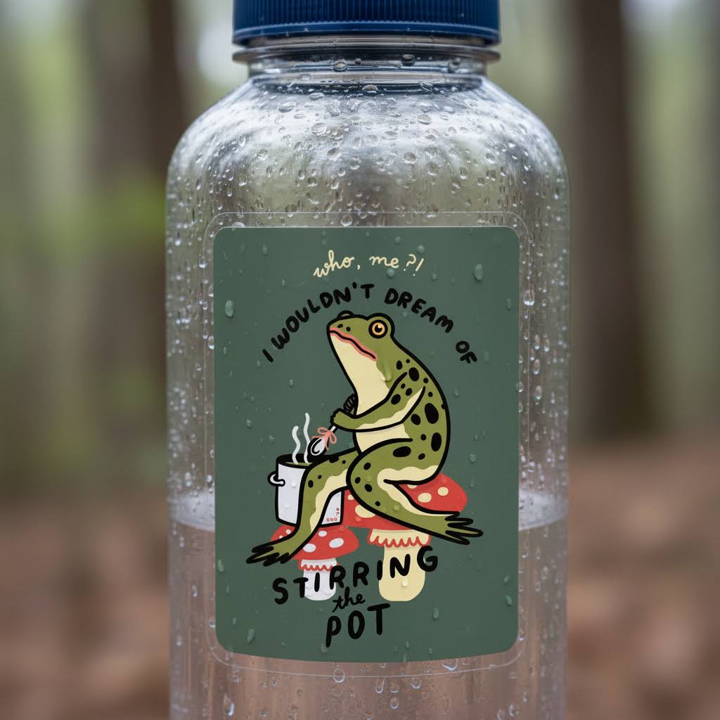 Stay Home Club Stirring The Pot Vinyl Sticker