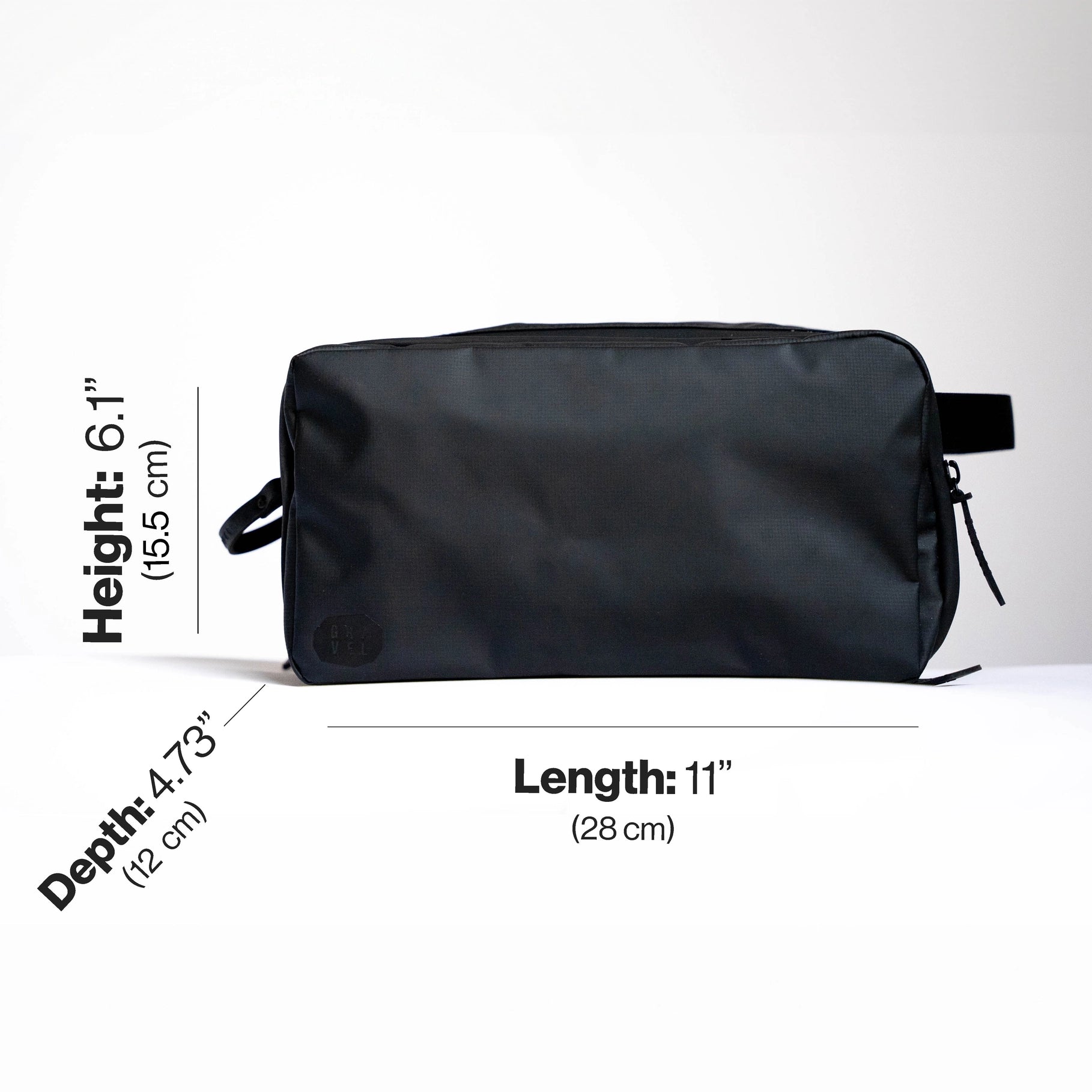 Gravel Outdoor Black Explorer Max™ Toiletry Bag - Packing The Most