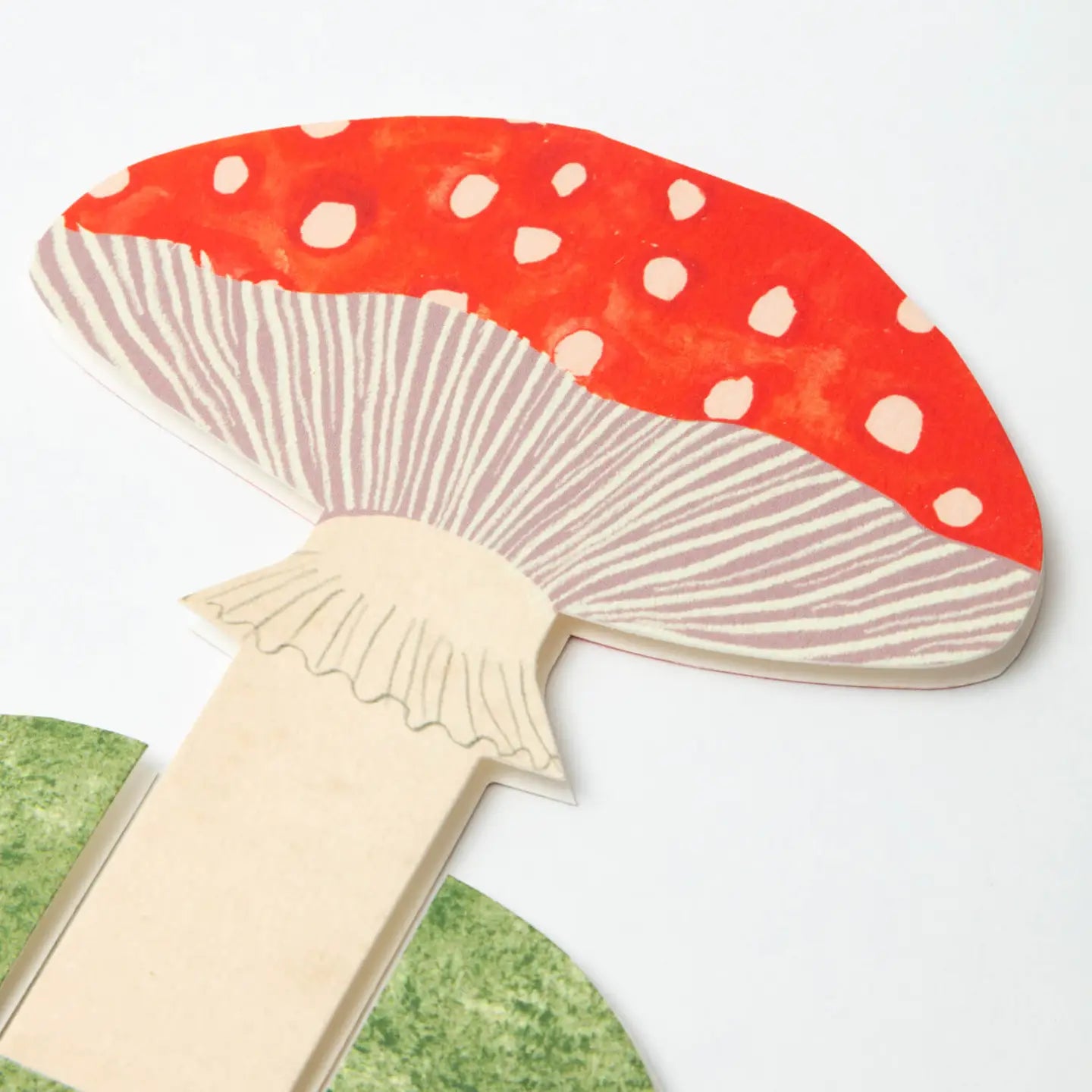 Hadley Paper Goods Red Frilly Mushroom Greeting Card