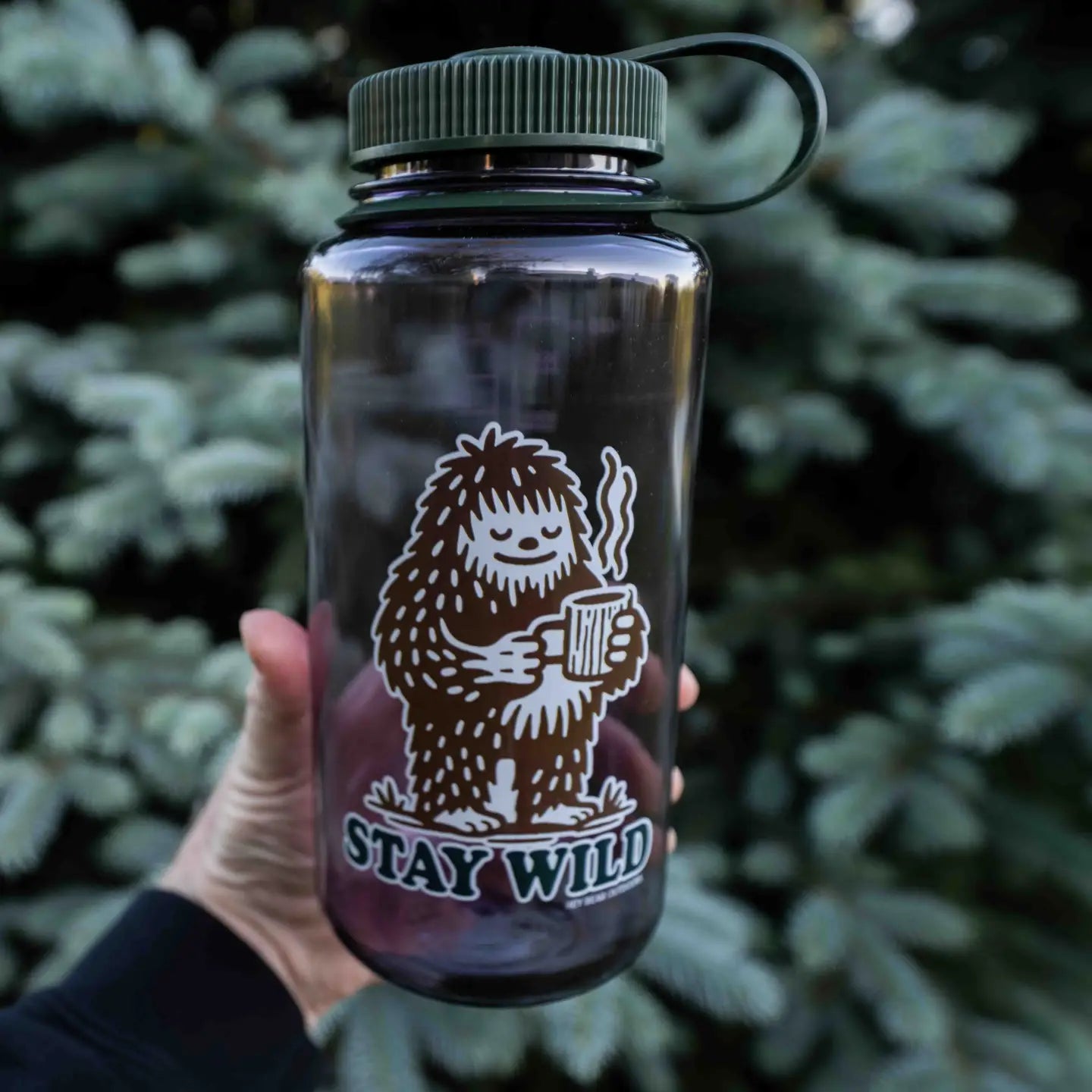 Hey Bear Outdoors “Stay Wild” Bigfoot 32oz Nalgene
