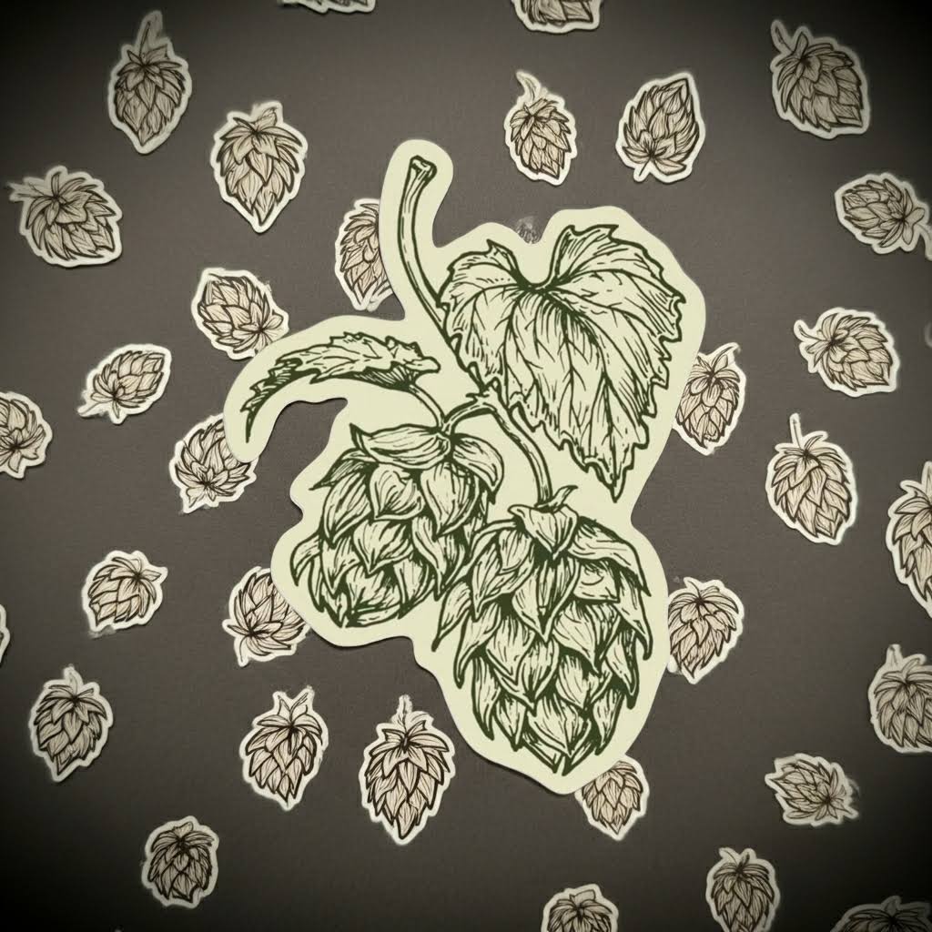 The Wild Wander Hops Sticker