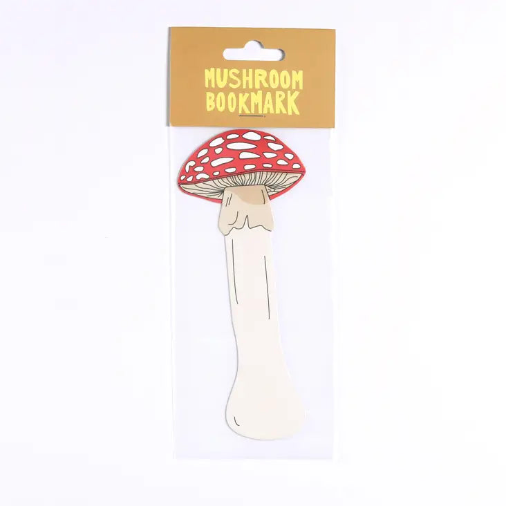Humdrum Paper Die Cut Paper Bookmark - Mushroom