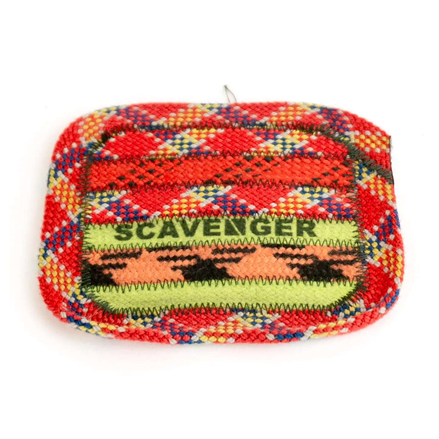 Scavenger Upcycled Climbing Rope Coaster Set Of Two - Fire
