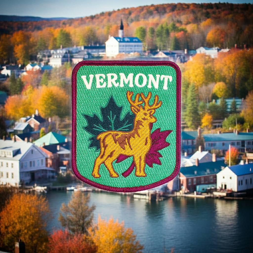 Oxford Pennant Vermont Stag Patch