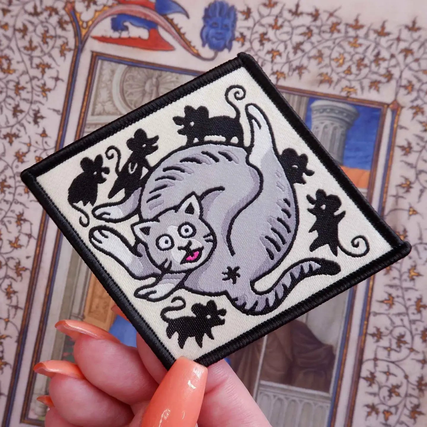 Cat Coven Butt Licker Iron On Patch