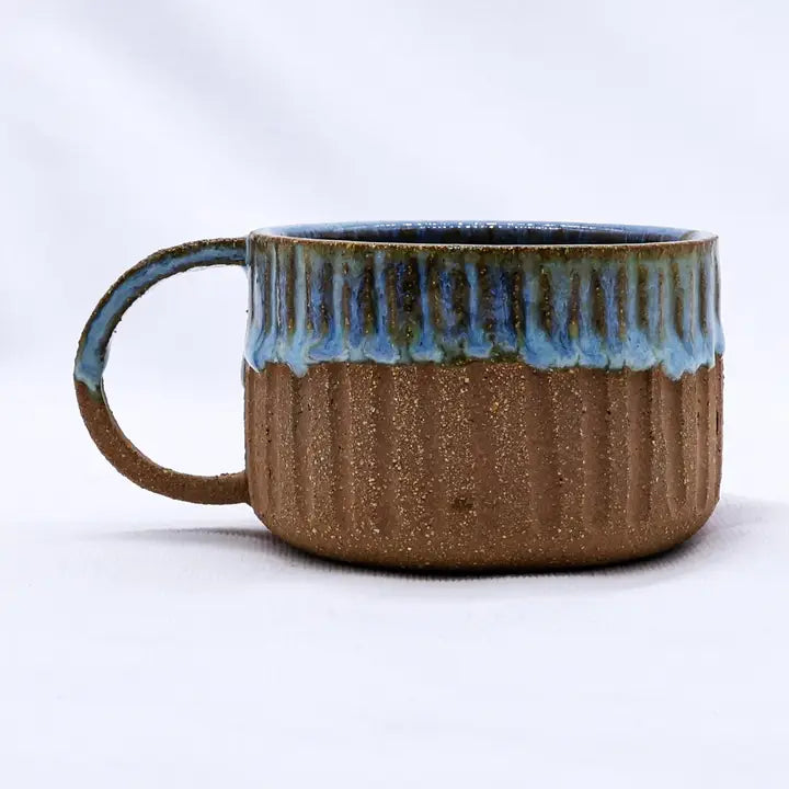 Ribera Bluvio Arte Handmade Ceramic Terra Stoneware Mug