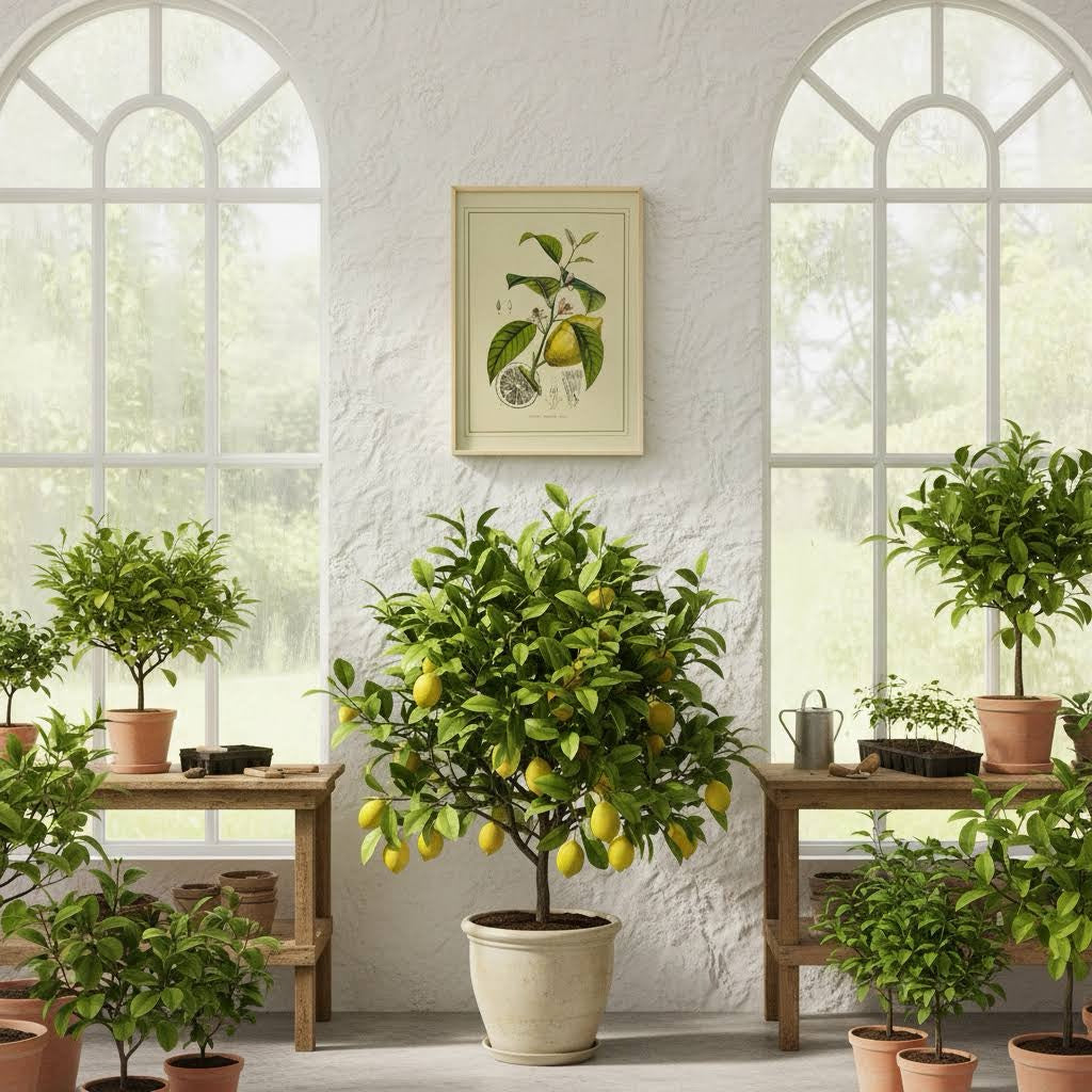 Napiers Botanical Limonum Lemon A3 Recycled Agricutural Waste Print