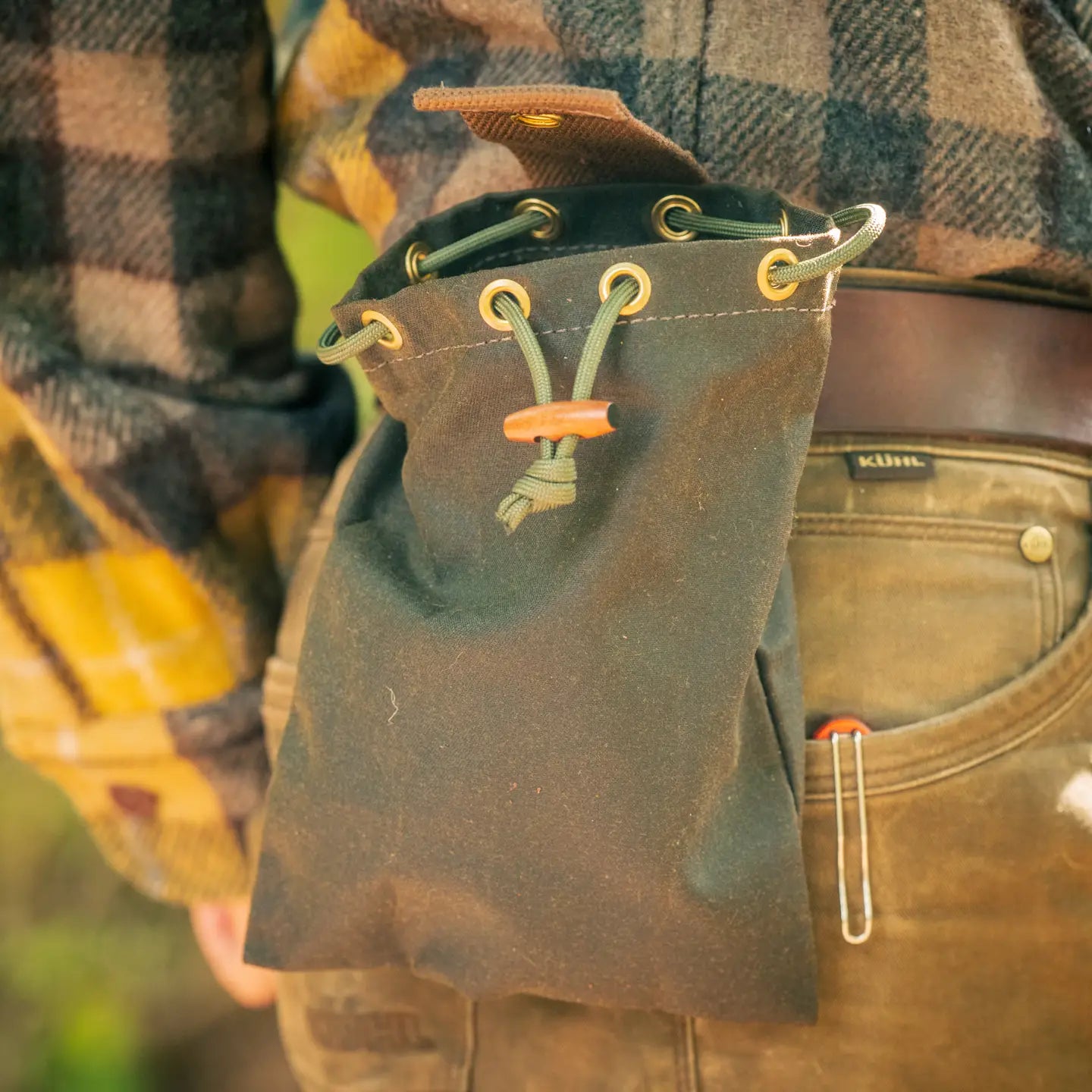 Journeyman Handcraft Forager’s Pouch - Khaki Green