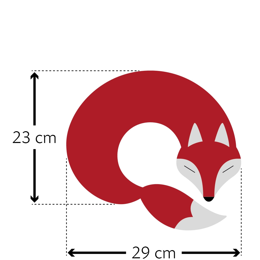Leschi Neck & Shoulder Warming Pillow Grain Pillow Red Fox