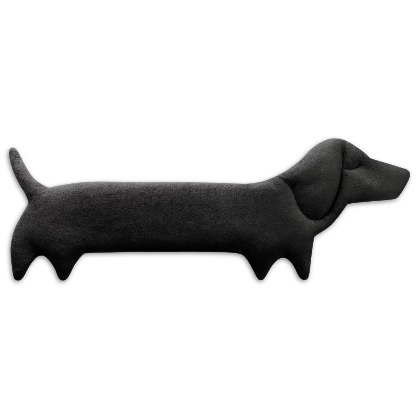 Leschi 1 100% Organic Cotton Grain Neck Heating Pillow Black Sausage Dog