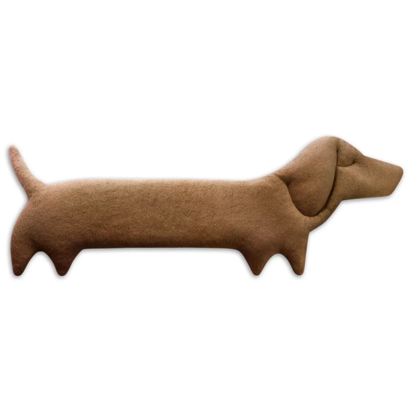 Leschi 100% Organic Cotton Grain Pillow Sausage Dog Neck Heating Pillow Brown