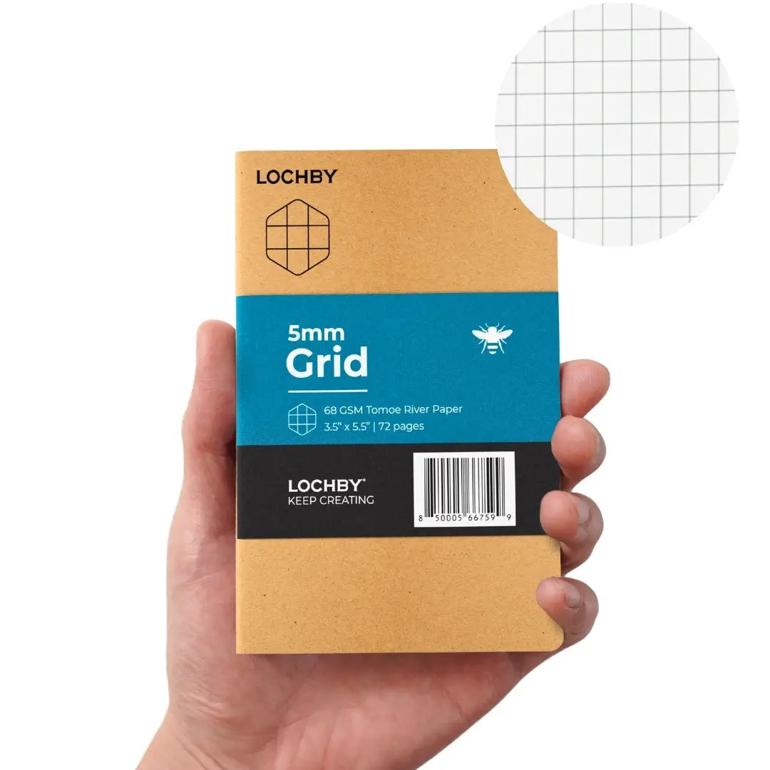Lochby Tomoe River Notebooks 3.5" x 5.5" – Grid