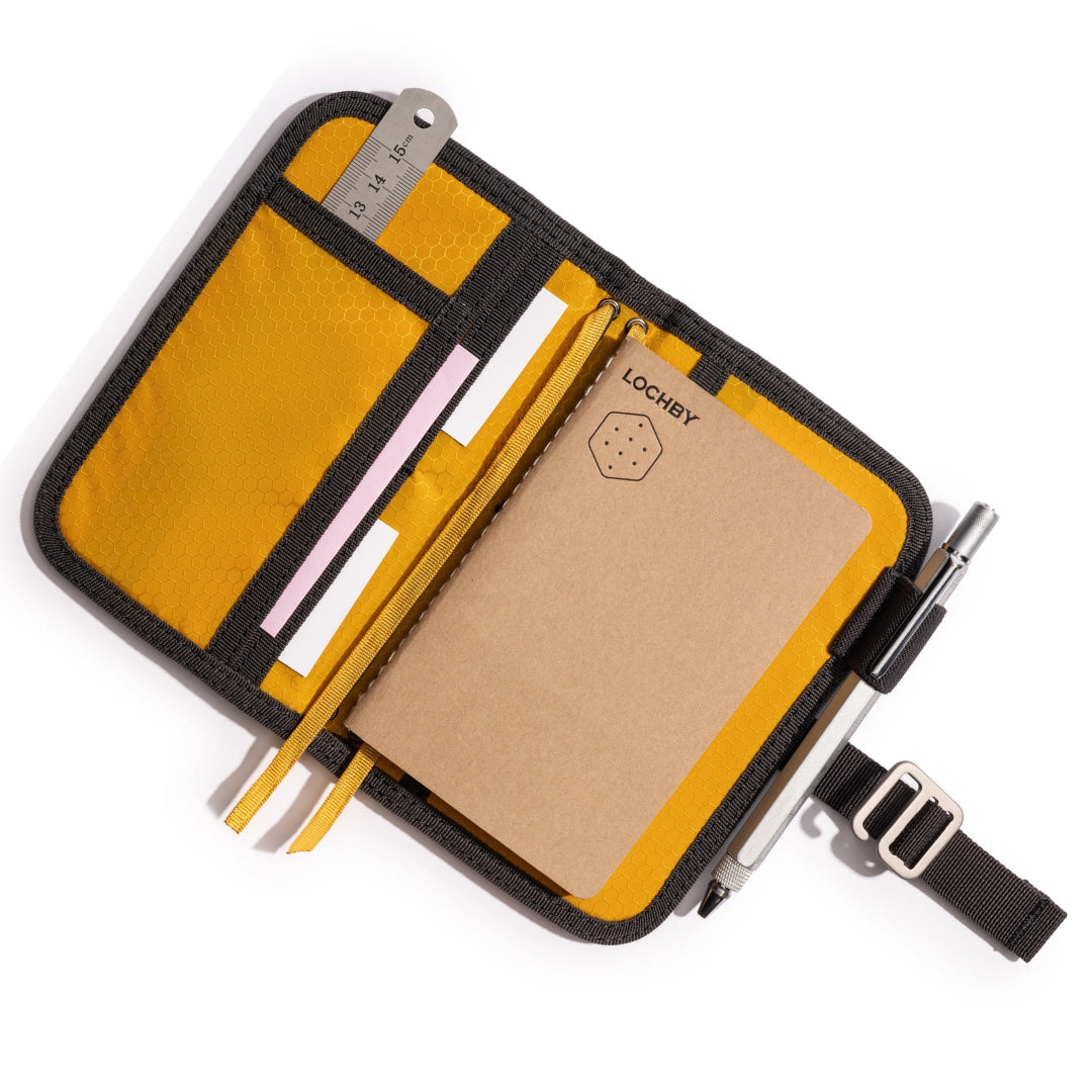 Lochby Mini Field Journal Bumblebee Charcoal