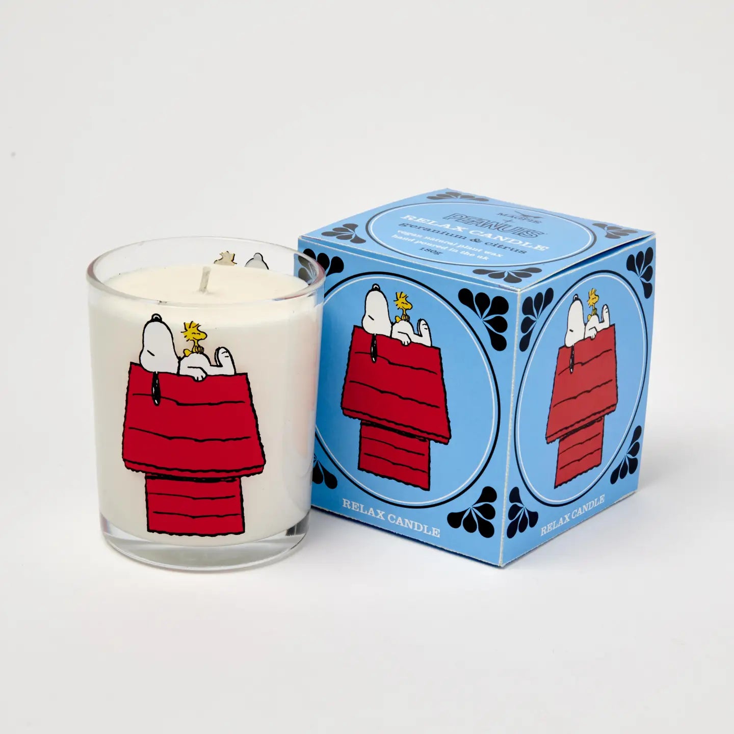 Magpie Gifts Snoopy Peanuts Geranium & Citrus Candle - Relax