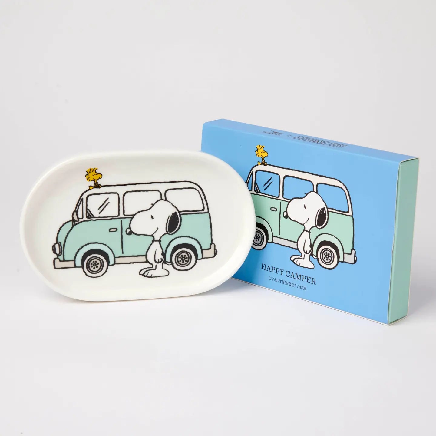 Magpie Peanuts Oval Trinket Dish Camper