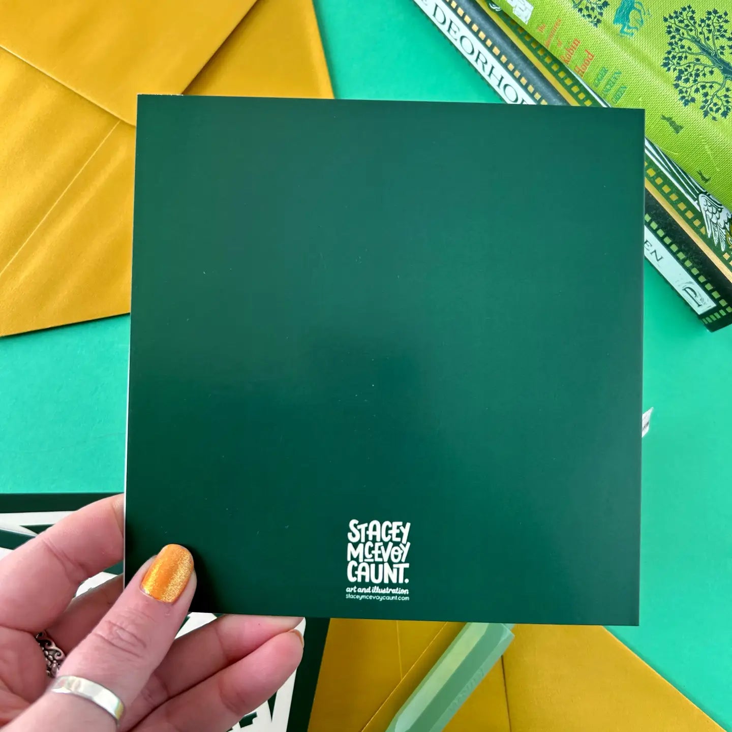 Stacey McEvoy Caunt Medieval Maiden Birthday Card