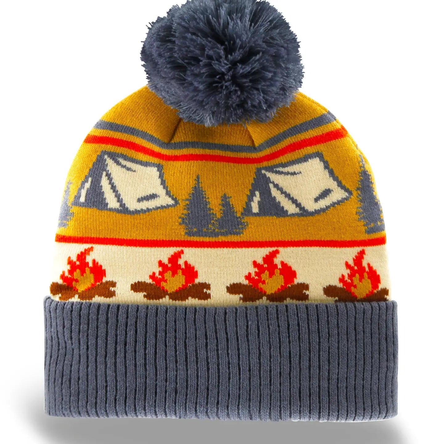 Northern Icons Creations Pompom Beanie - Camp Life