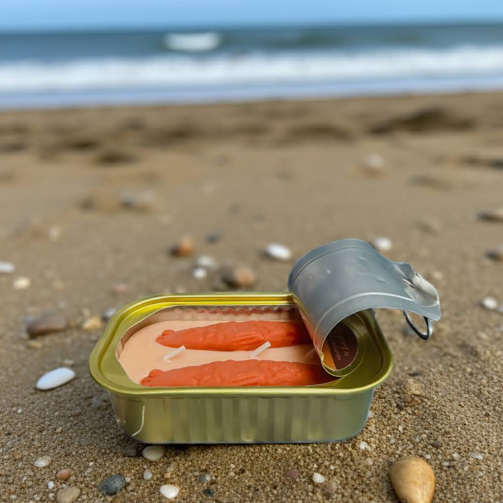 The Original Tinned Fish Candle - Oakmoss & Amber