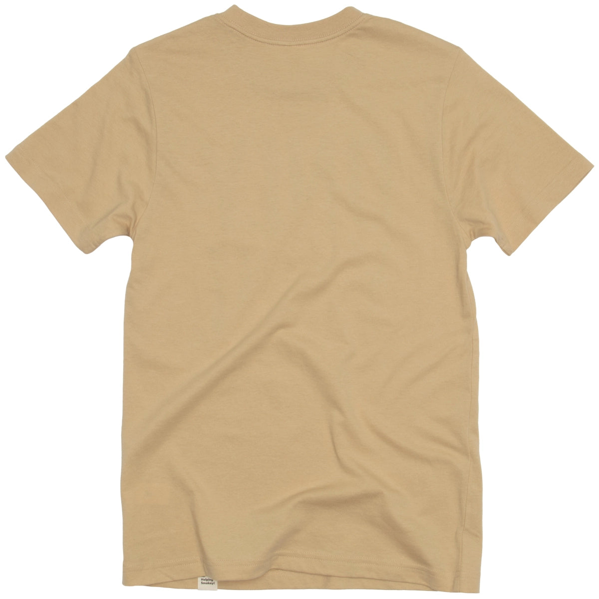 Sustainably made "The Landmark Project Only You Smokey Bear T-Shirt - Fossil," featuring the text "Only You Can Prevent Wildfires" and an image of Smokey Bear wearing a ranger hat.