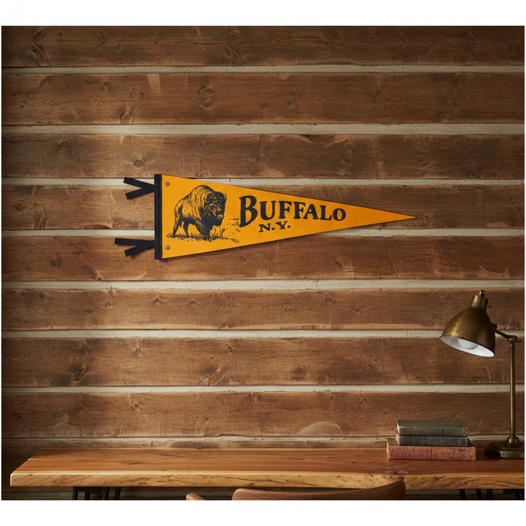 Oxford Pennant Illustrated Buffalo