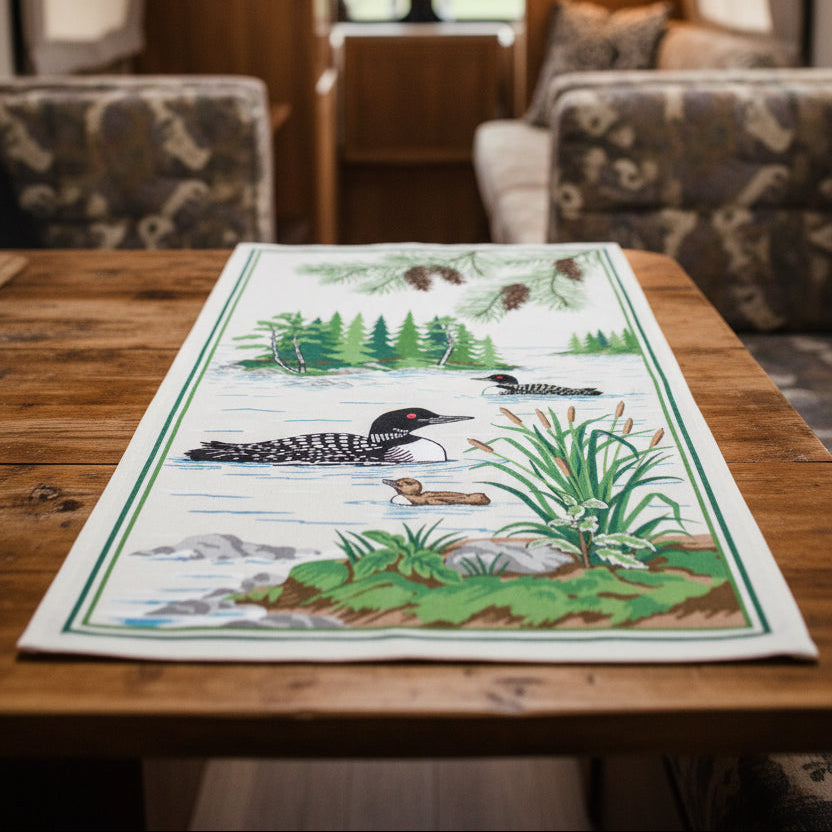 PAINES Loon Lake Cotton Kitchen Towel 16x27”