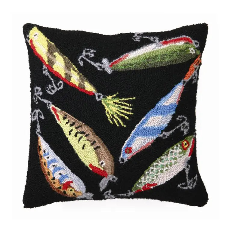 Peking Handicraft Fly Fishing Lures Cushion 16x16