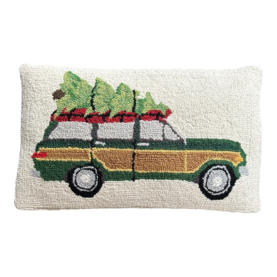 Peking Handicraft Jeep Woody With Tree Hook Pillow