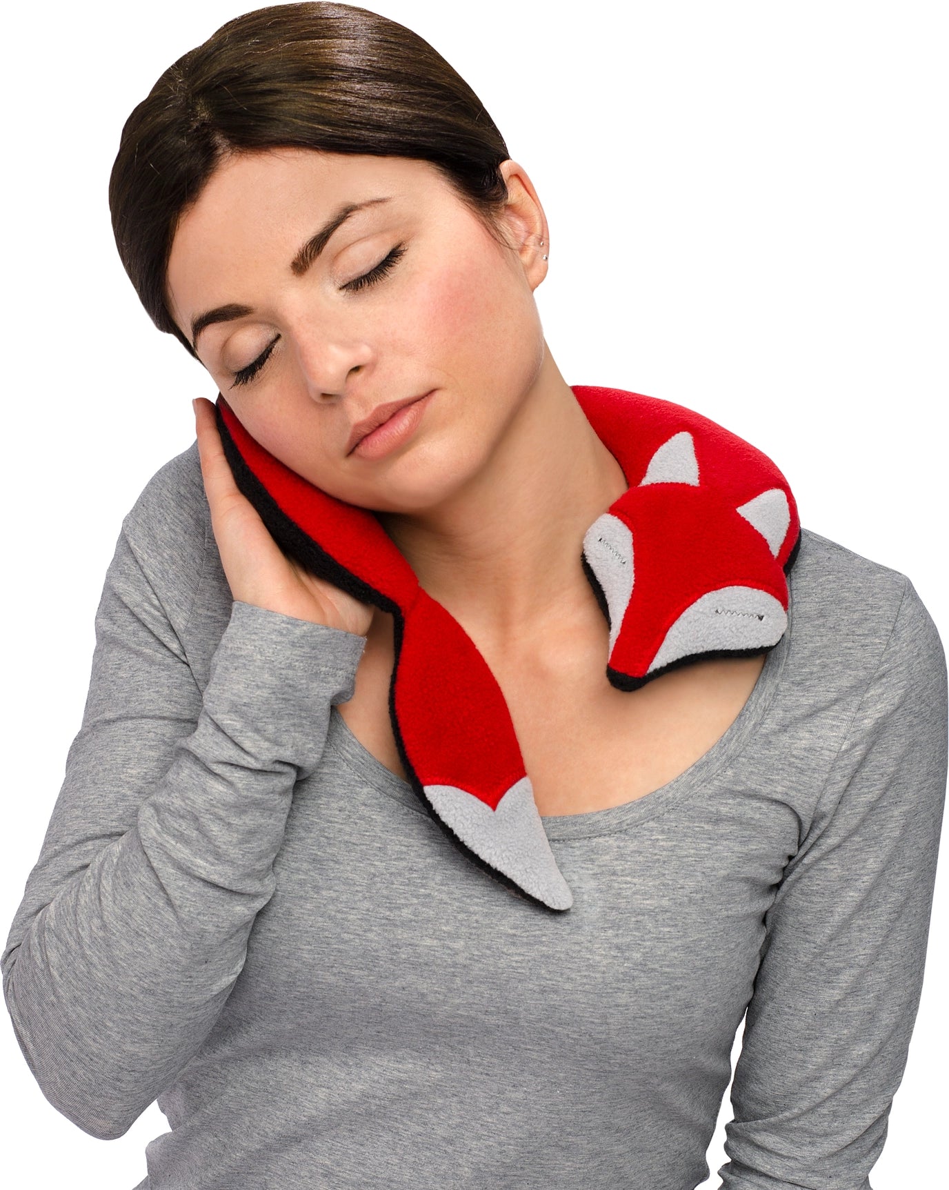 Leschi Neck & Shoulder Warming Pillow Grain Pillow Red Fox