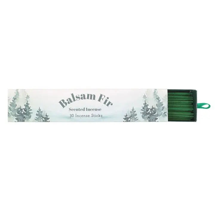Forager Provisions Balsam Fir 30 Incense Sticks—nature-inspired, fresh forest scent; pack of 30 green incense sticks included.