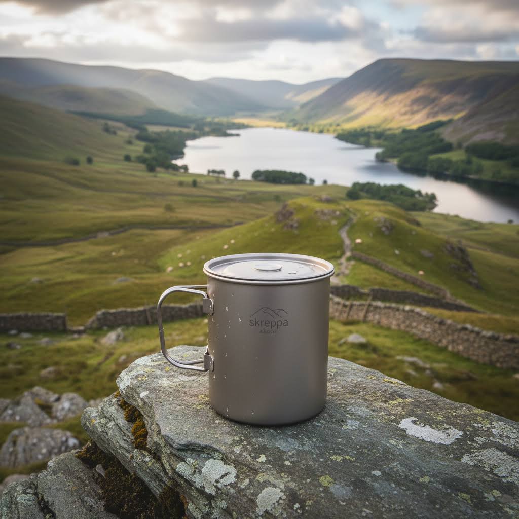 Skreppa Single Wall Titanium Mug 450ml